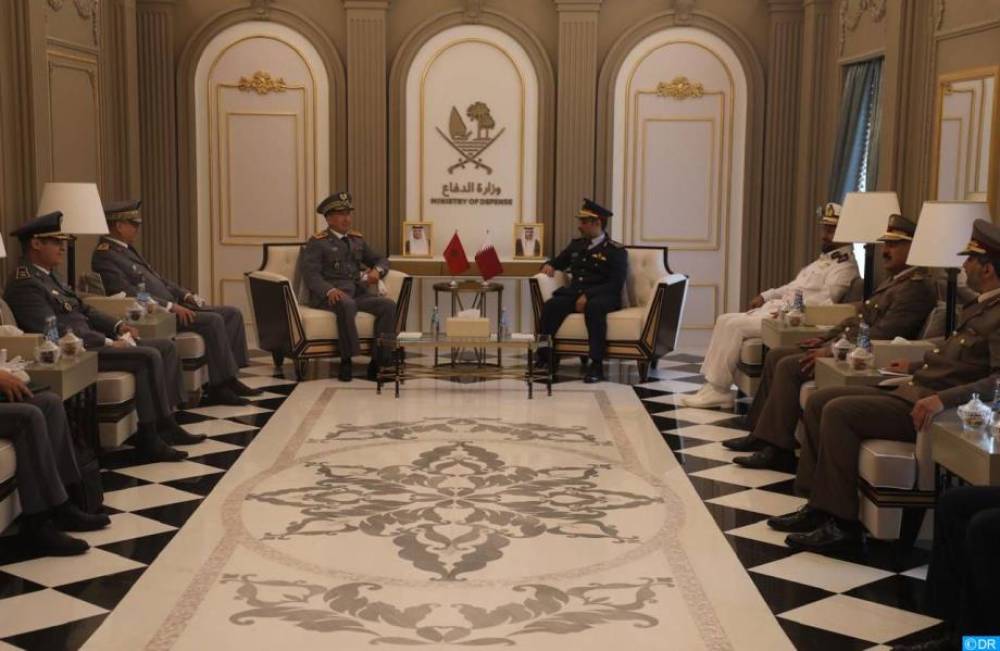 المفتش العام للقوات المسلحة الملكية يقوم بزيارة عمل لدولة قطر