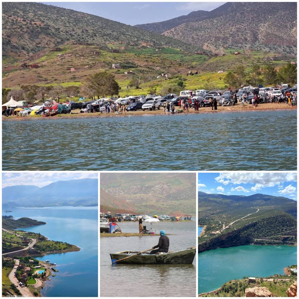 عطلة نهاية الأسبوع.. توافد واسع للزوار على بين الويدان بين الماء والجبل