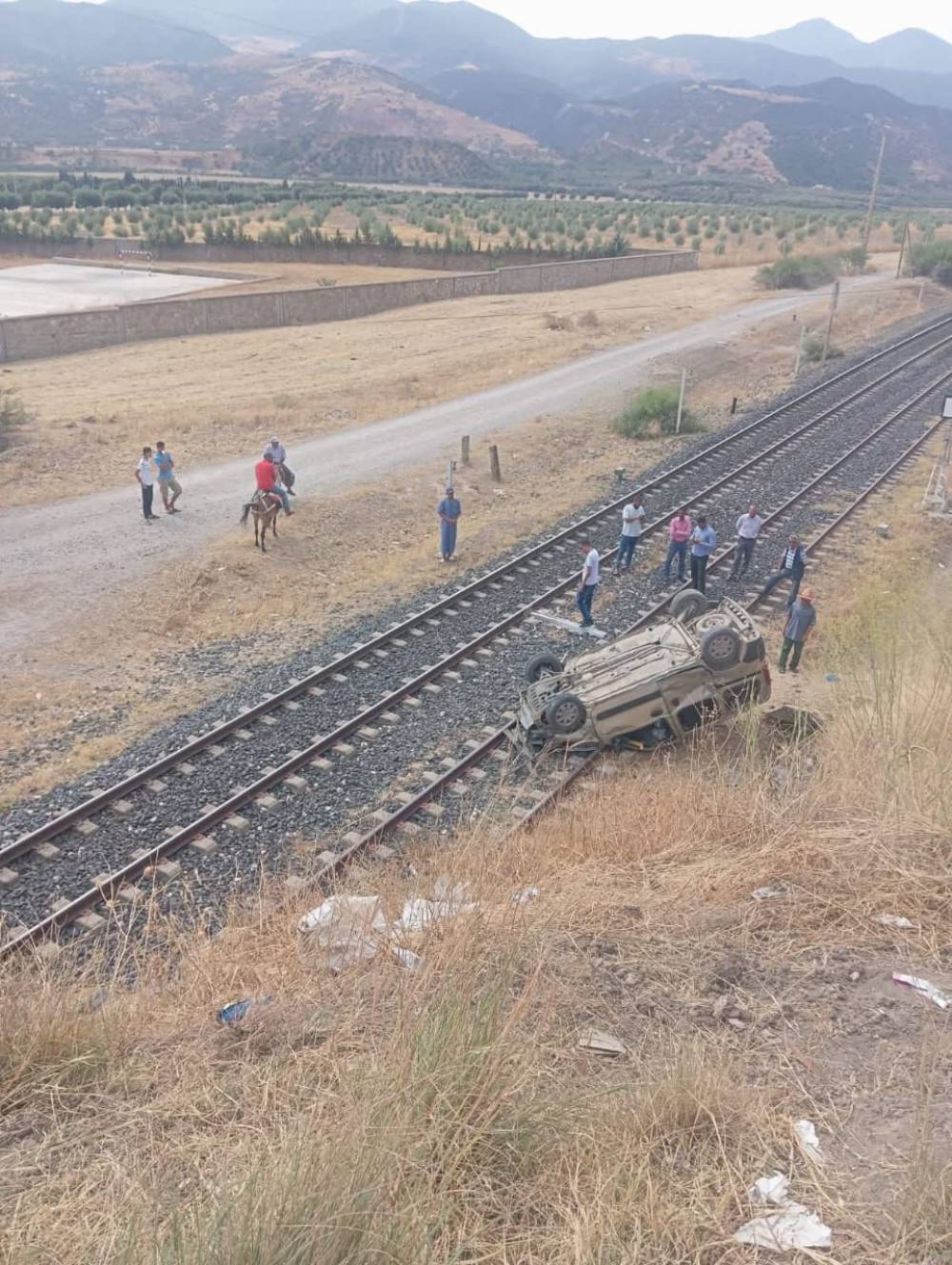 حادث سير بمدخل جماعة باب مرزوقة بإقليم تازة