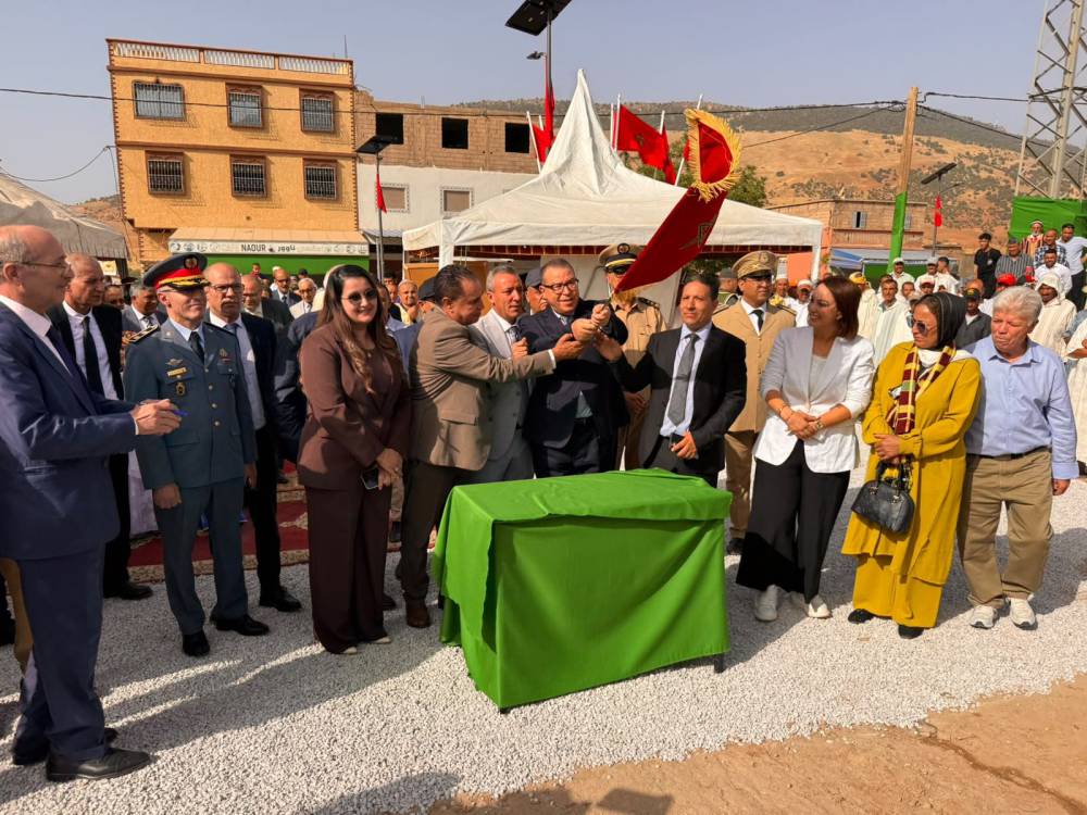 تدشين واطلاق مشاريع تنموية بالمناطق الجبلية باقليم بني ملال بمناسبة تخليد ذكرى عيد العرش المجيد