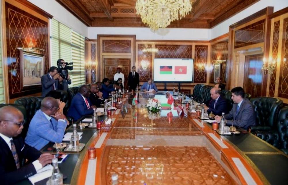 ‪ ميارة يتباحث مع وفد برلماني من ملاوي‬