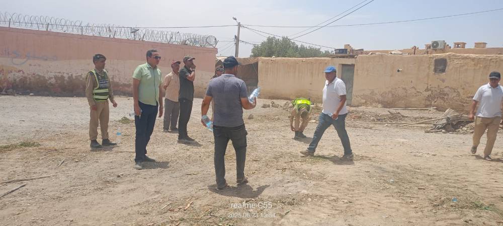 جرسيف حملة نظافة واسعة النطاق