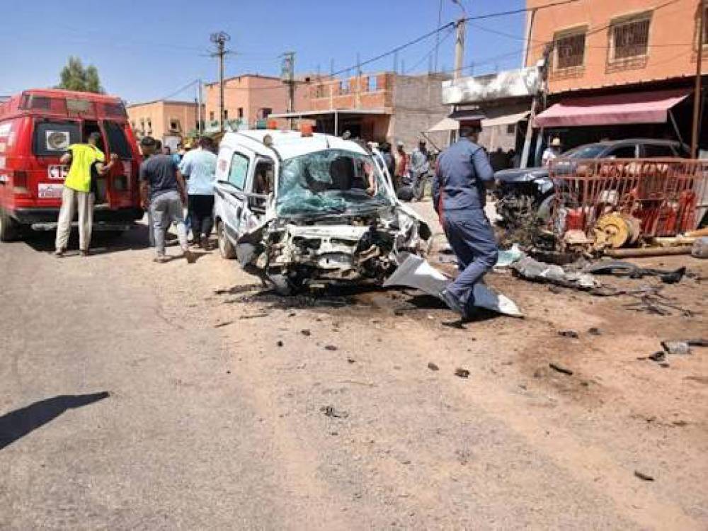 مصرع سيدة وإصابة أربعة أشخاص في حادثة سير خطيرة بالعطاوية الشعيبية