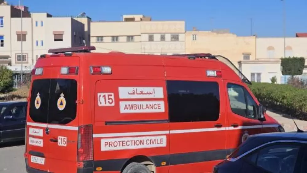 إقليم جرسيف.. حادثة سير  بين سيارة ودراجة نارية كان على متنها شاب وزوجته وإبنيهما