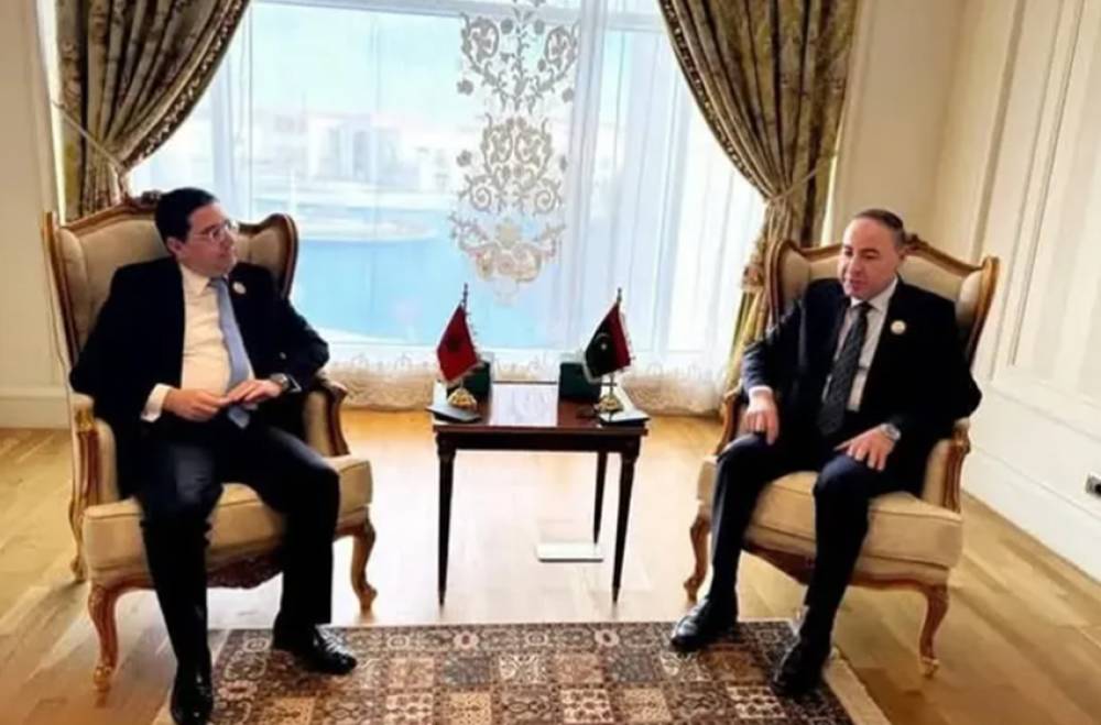 القمة العربية غير العادية.. ناصر بوريطة يجري بالقاهرة مباحثات مع المكلف بتسيير أعمال وزارة الخارجية والتعاون الدولي بليبيا