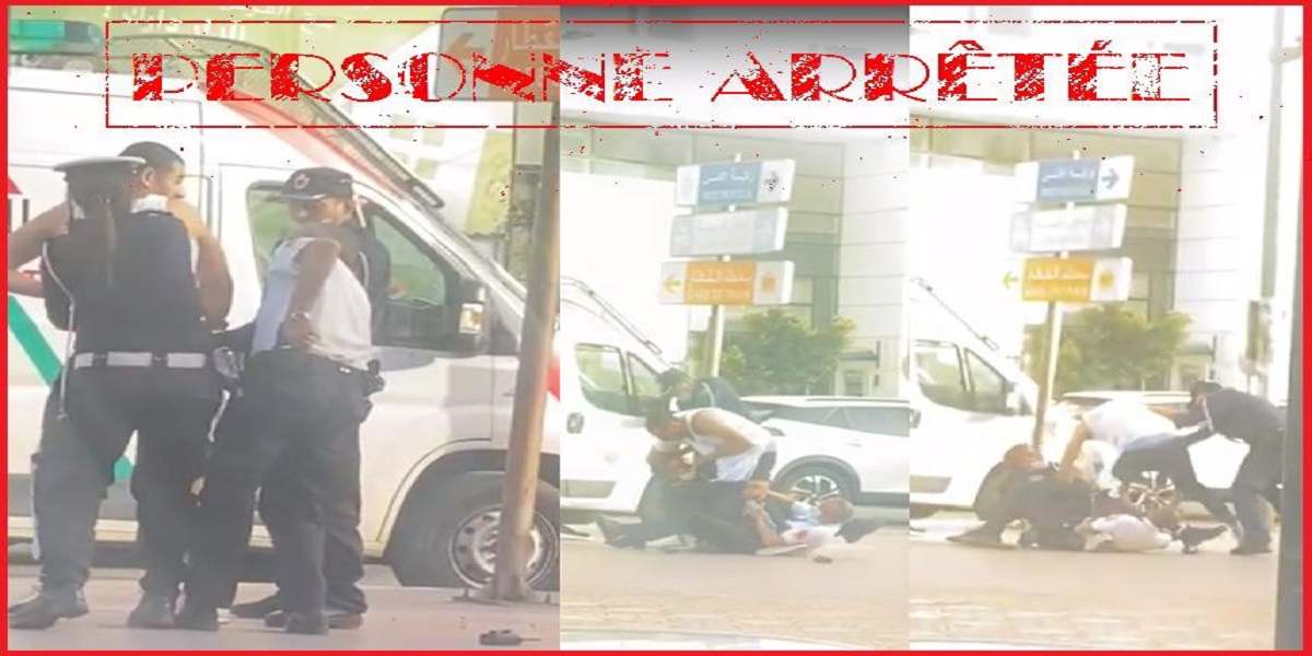 الأمن يدخل على خط فيديو لشخص ظهر وهو يقاوم رجال الأمن